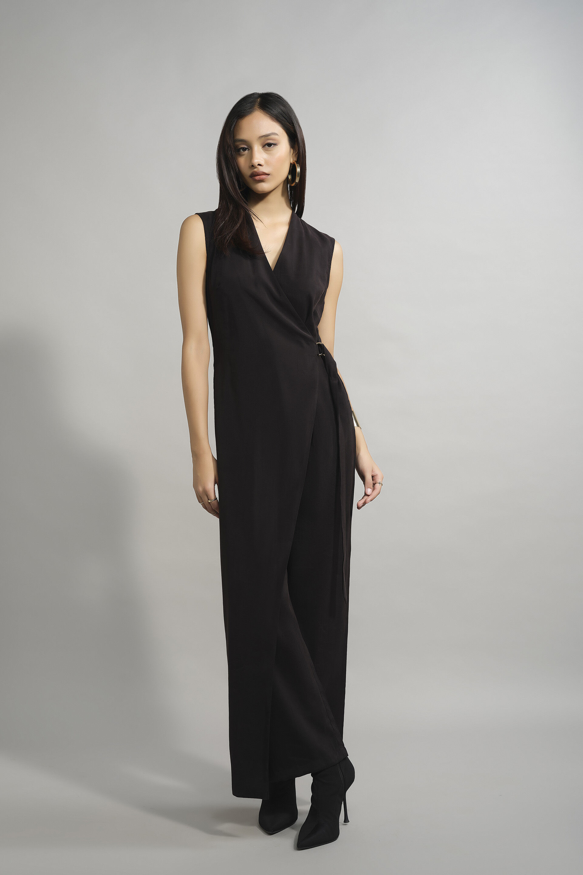 Swoon In Black Jumpsuit, Black, image 3